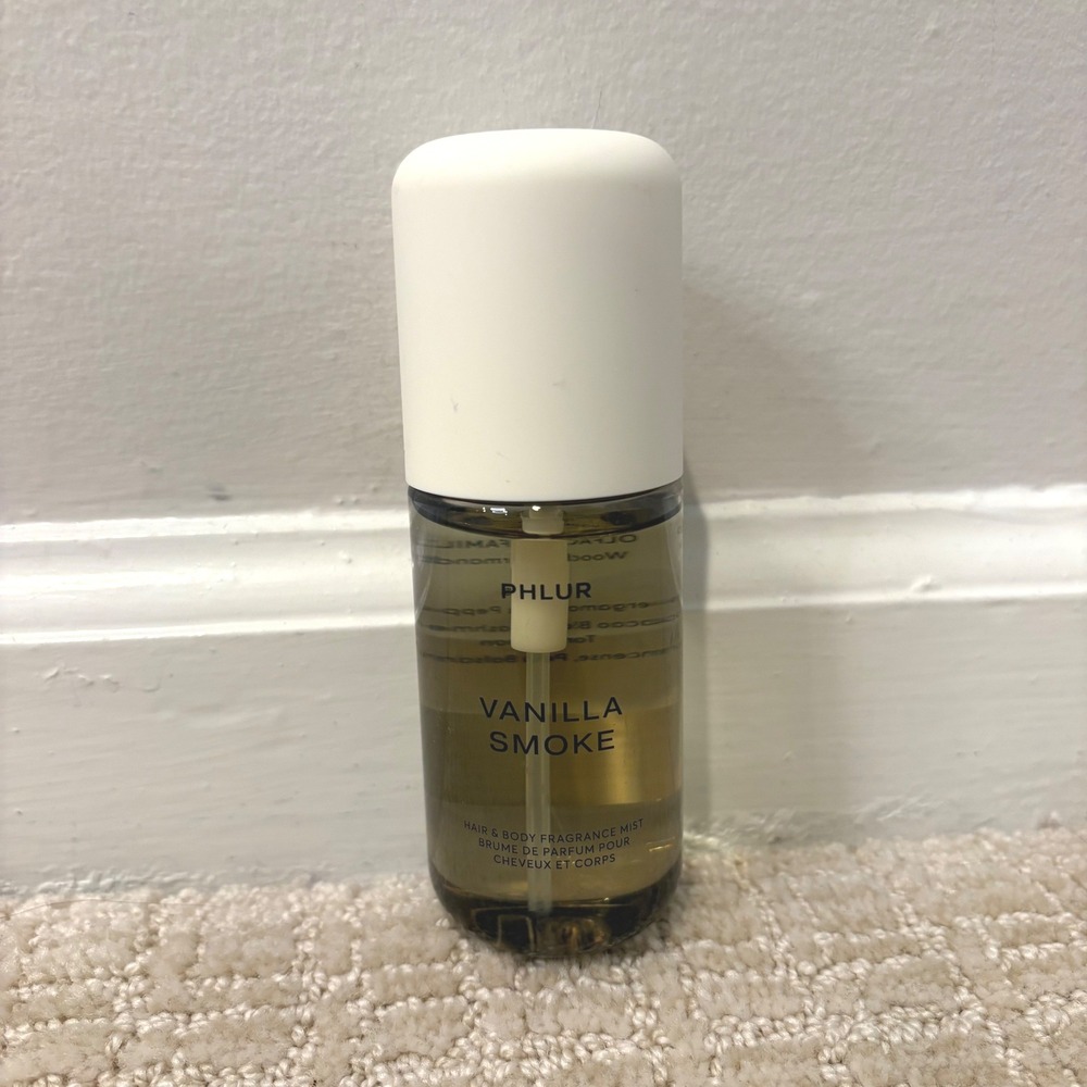 Phlur Vanilla Smoke Eau de Parfum Unisex 3oz 90ml Travel Fragrance
